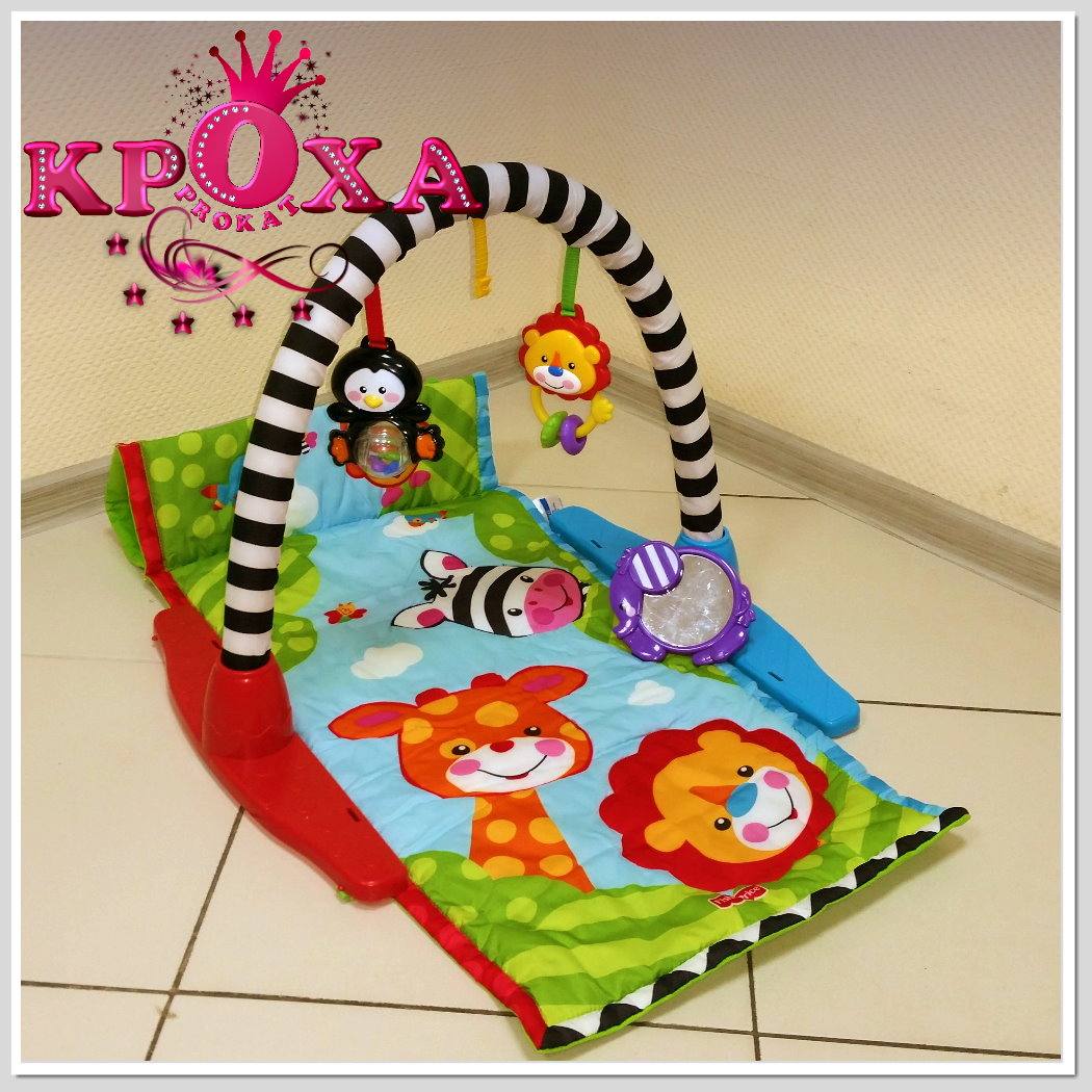 Любимые животные развивающий коврик игровой от fisher price ...